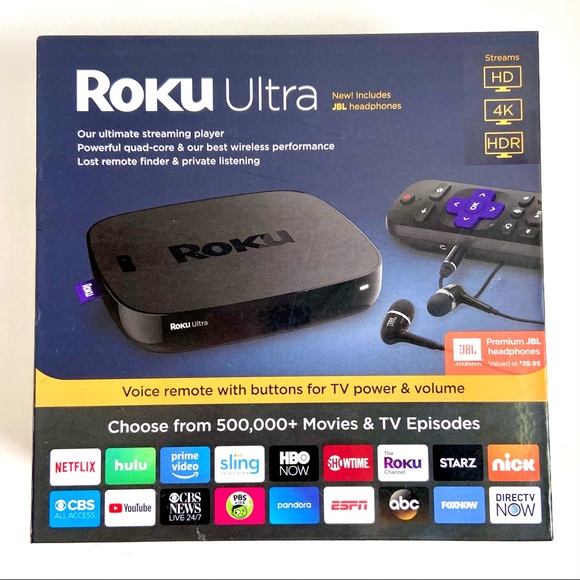 Roku Other - ✨New in Box✨ ROKU Ultra Includes JBL Headphones & Remote